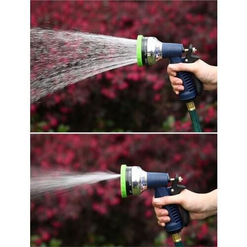 9 Pattern Garden Irrigation Tool Spray Water Gun Sprinkler Head Nozzle Washing Tool Flow Control