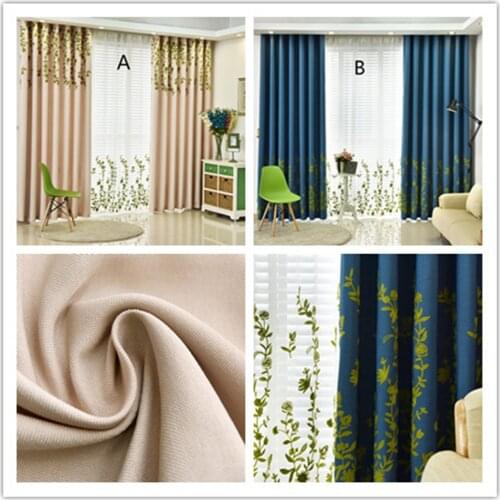 Jinyahome 1Pc 75% Shading Willow Shoots Curtain Drape Window Bedroom Door Curtain Livingroom Sliding Door Children Room 2433