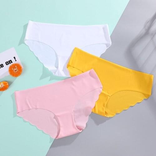 UMKA Seamless Panty Set Underwear Female Comfort IntimatesFashion Female Low-Rise Briefs 8 Colors Ladies Lingerie