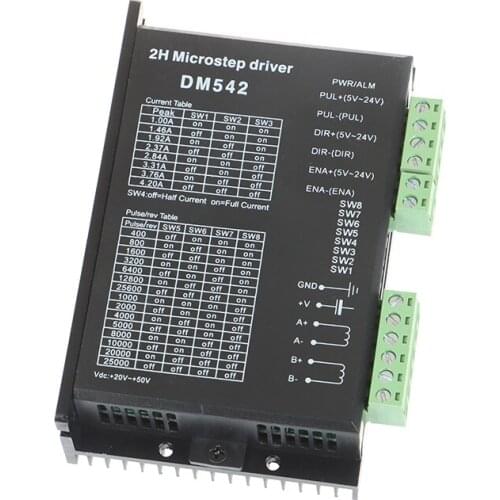 DM542 Stepper Motor Controller 2-phase Digital Stepper Motor Driver