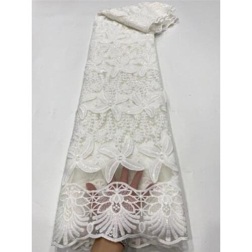 Sequins Lace Fabric new arrival African Embroidered Mesh Tulle Lace Fabroc For Stage Clothing Fabric NI5018-1