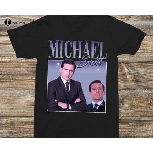 Michael Scott The Office Steve Carell 90S Vintage T-Shirt MenS T-Shirts Cotton Tee Shirts S-5Xl Unisex