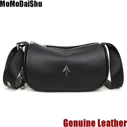 Fashion Trendy Shoulder Crossbody Bags Women 2021 New Genuine Leather High Quality Crossbody Bags Luxury Design Ladies Handbag