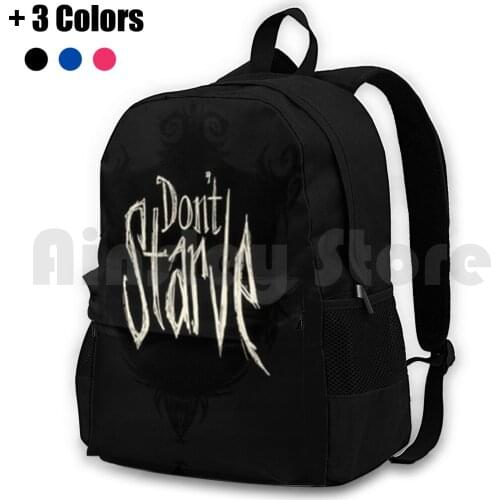 Don'T Starve Outdoor Hiking Backpack Waterproof Camping Travel Dont Starve Video Game Xbox Playstation Pc Computer Laptop Steam