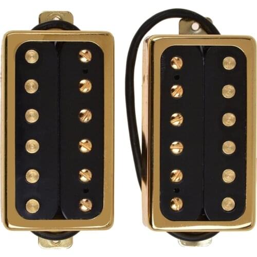 Premium Electric Guitar Pickups Humbucker Double Coil Pickup Set, 6 Strings, Black