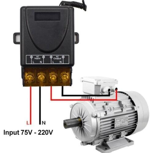 433MHz AC 220V Relay 1CH Remote Control Receiver RF Relay Switch Module Wireless 433mhz For Light Lamp Controller Switch