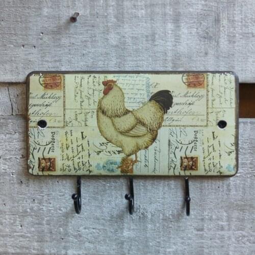 With 2 screw Metal Hooks Vintage Wall Hanger Screw Hooks For Bathroom Kitchen Room Cloth Towel Rack Coat Hat Holder