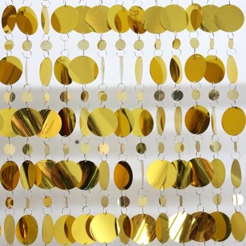 DIY home decoration curtains PVC gold sequins wedding parties festive decorations supplies childrens room curtains