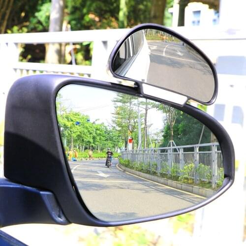 Convex Rear View Mirror Car Blind Spot Mirror Snap Way for Parking Auxiliary Adjustable Wide Angle Car Rearview Auxiliary Mirror