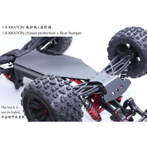 Nylon main Chassis +Rear Bumper For 1/8 ARRMA KRATON rc car parts
