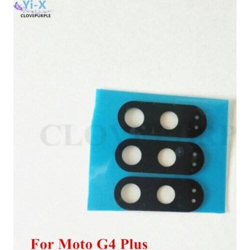 1PCS Back Rear Camera Glass Lens with Adhesive Sticker Glue For Motorola Moto G4 G4 Plus