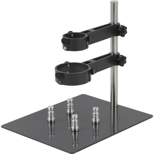 2 In 1 Metal Industrial Video Microscope Camera Stand Table Holder 40mm 50mm + Magnetism Magnetic Electronic PCB Board Fixture