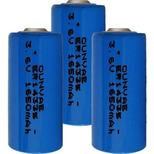 3PCS ER14335 2/3AA 3.6V liSOCL2 Lithium battery 2/3 AA 14335 PCL dry primary cell 1650mah Water gas meter replace TL-4955
