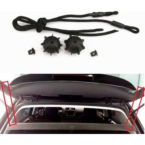 Car Accessories Rear Hatchback Parcel Shelf String Holding Strap Cord Trunk Lid Rope Small Ball For Golf 5 MK5 6 MK6 7 Rabbit