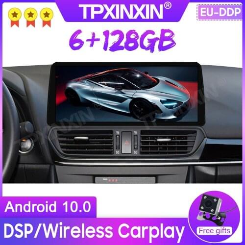 10.25'' Android For Mazda 3 Axela 2014-2019 Car Multimedia Player 128G Radio GPS Navigation Stereo CarPlay WiFi 4G Touch Screen