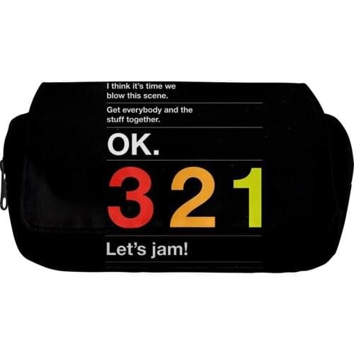 Cowboy bebop 3D Merch School large clutch bag, suitable for girls, boys, teenagers, cute double Kawaii bag