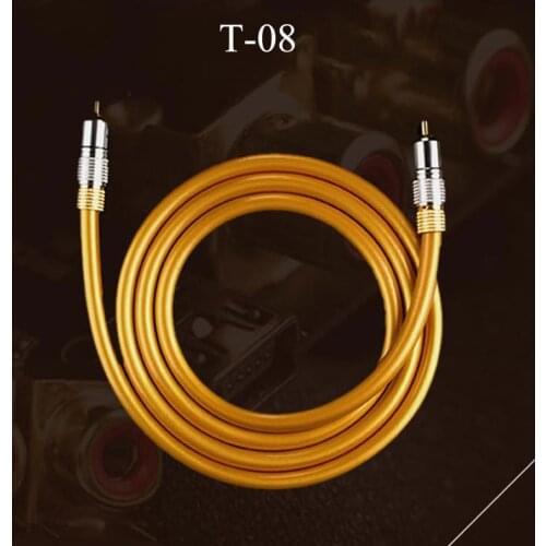 Digital Stereo Coaxial Audio/Video RCA Cable speaker cable Hifi AV TV cable Cord M/M Coax 1.5M-30M