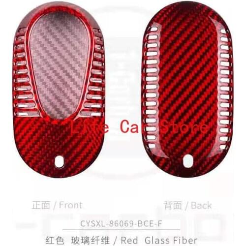 For Benz New S480 S400L S450L S500L Smart Key Keyless Remote Entry Fob Case Cover Carbon Fibre