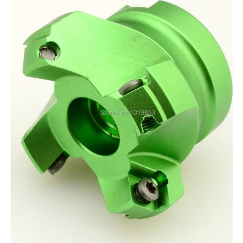 KM12-50-22-4T 45 degree aluminium indexable face milling cutter for SEKT1204 carbide inserts aluminium alloy