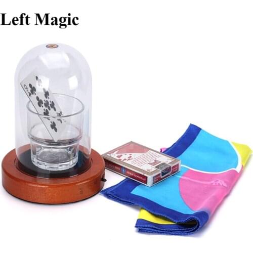 Horizontal Card Rise Chose the Selected Card Magic Tricks For Magician Stage Illusion Gimmick Props Comedy Mentalism