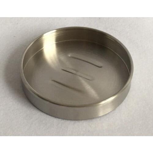 Hotel household bathroom supplies 304 stainless steel soap box round soap dish soap dish