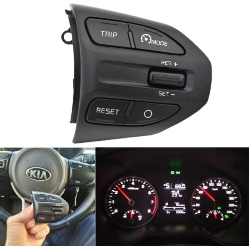 Steering Wheel Button For KIA K2 RIO 2017 2018 2019 RIO X LINE Buttons Bluetooth Phone Cruise Control Volume
