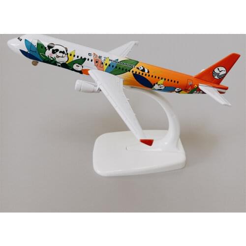 Alloy Metal Air China Sichuna Airlines A320 Airplane Model Airbus 320 Airways Panda Plane Model Aircraft Kids Gifts 16cm