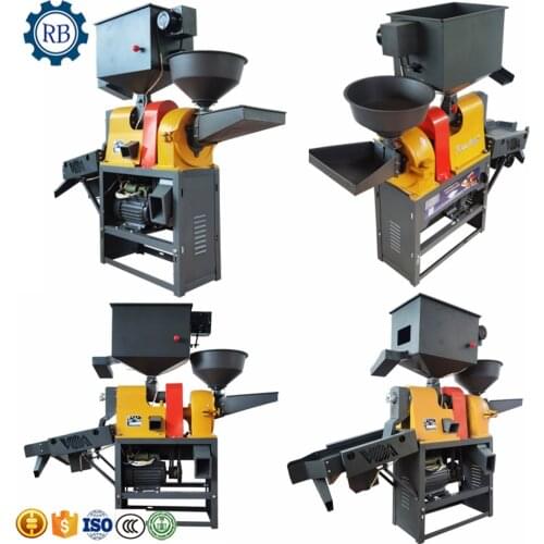 3 in 1 rice mill destoner machine/small rice milling machine/rice flour grinding crush machine/rice stone removal destoner