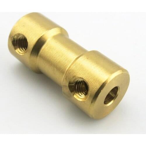 30pcs Copper coupling transmission parts/motor connector/metal model coupling/HM Accessories/DIY toy accessories/technology
