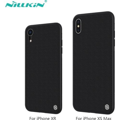 Nillkin Nylon PC Plastic Back Cover for iPhone XR case protector funda for iPhone xs max cover 6.1'' & 6.5'' for iphone xsmax