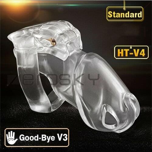 New Design Ring Resin Male Chastity Device/Belt Lock Cage Holy Trainer HT-V4 Cock Ring Chastity Chastity Cage Cock Rings