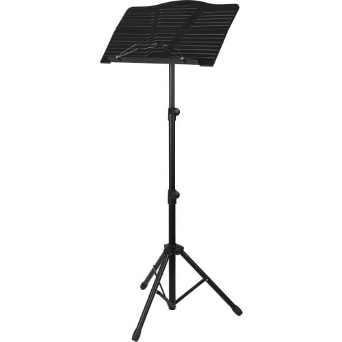 TUNYIN Nifty Portable Sheet Music Stand Folding Music Book Stand Height Adjustable with Clip Carry Bag for Guitar Violin Ukelele