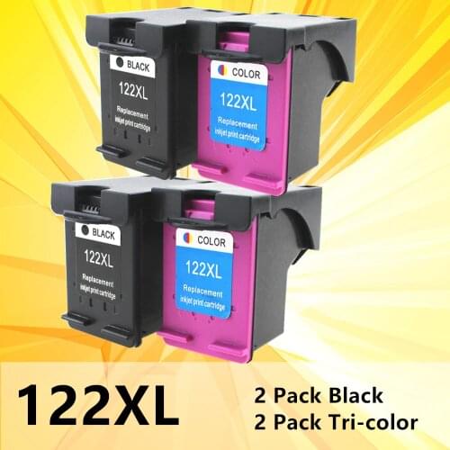 Compatible 122XL Cartridge Replacement for HP 122 XL Black Ink Cartridge Deskjet 1000 1050 1050A 1510 2000 2050 3000 PRINTER