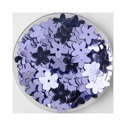 1000pcs/lot 10mm Flat Flowers Five Petal Loose sequins Sewing Wedding Craft Women Kids DIY Garment Accessories Light Violet
