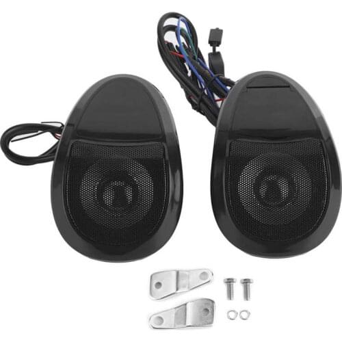 12V Waterproof Motorcycle Bluetooth Audio Stereo Speaker MP3 Music Player Amplifier with Light Universal for ATV UTV