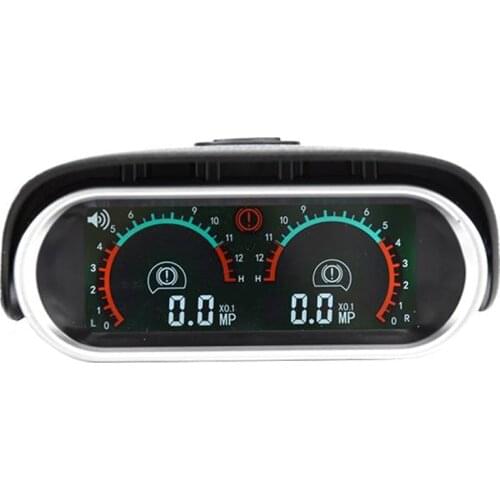 12v/24v Truck Car Racing Gauge LCD Digital Display Turbo Boost Gauge Car Double Barometer boost controller kit turbo tacometro