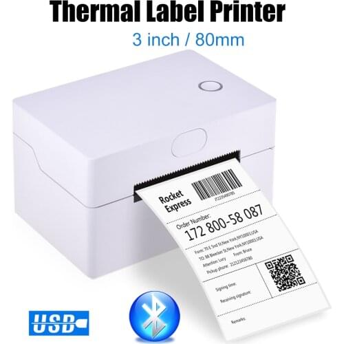 3 Inch Thermal Label Printer Compatible With Phone And Computer Provide Free Application & Software To Edit Bluetooth Printer