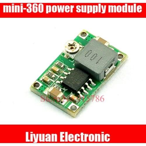 5pcs Model aircraft power step-down DC DC mini-360 power supply module car power super LM2596 adjustable