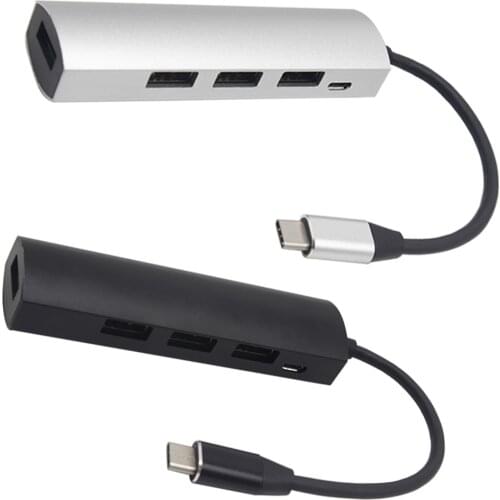 Brand New 5 in 1 USB 3.1 Type-C HUB Converter 4 Port Multi Splitter Adapter for Macbook Pro Laptop PC Computer Accessories