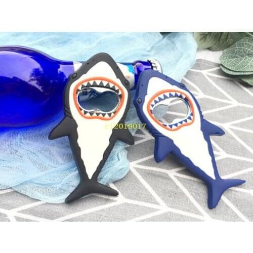 Free shipping new shark bottle opener refrigerator sticker