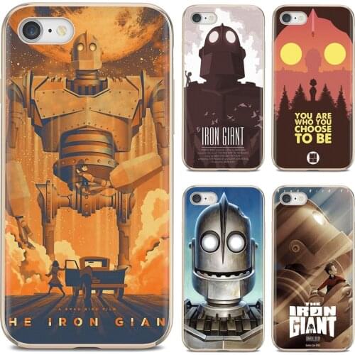 For iPhone iPod Touch 11 12 Pro 4 4S 5 5S SE 5C 6 6S 7 8 X XR XS Plus Max 2020 The Iron Giant 1999 Best Art Ever Soft Bag Case