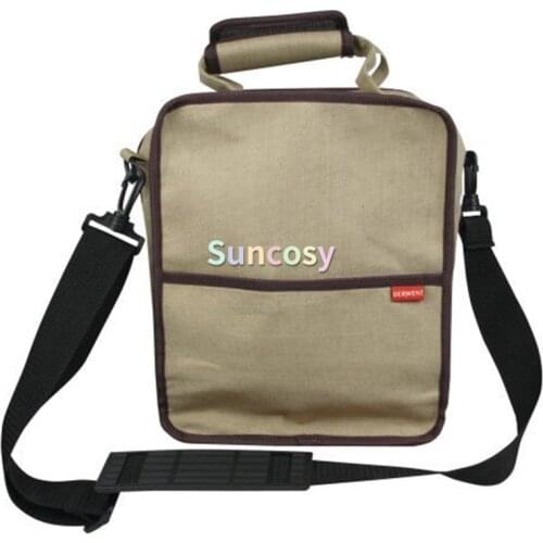 Derwent Pencil Case, Canvas Carry-All Bag Pencil Holder with Removable Shoulder Strap, Holds up to 132 Pencils and Supplies