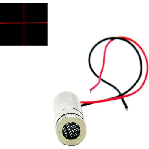 Focusable 50mW 650nm 660nm 12x35m Cross Red Laser Diode Module 3V-5V w/Driver-in