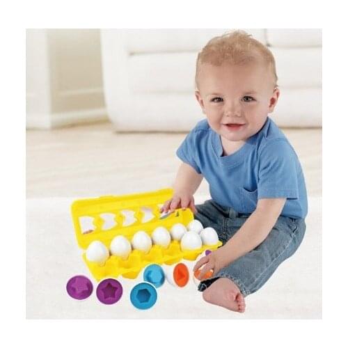 Enlightenment Recognition of Color and Shape for Infants and Young Children Simulating Egg Smart Egg Shape Geometry Matching Toy