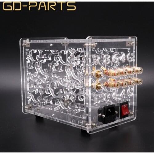 Transparent Acrylic Chassis Enclosure For FU32 Vacuum Tube Amplifier Preamplifier Case Box Vintage Hifi Audio DIY 1 Set