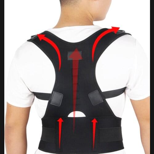 Adjustable Magnetic Medicine Therapy Back Support Braces For Women Posture Shoulder Posture Corrector Belt Bone Care Shoulder