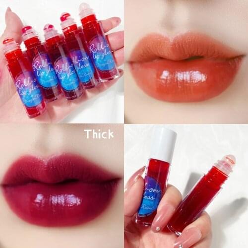 6 Colors Matte Moisturizing Lip Gloss Velvet Waterproof Long-lasting Ball Sexy Lip Gloss Lipstick Cosmetics Lip Make up Tools
