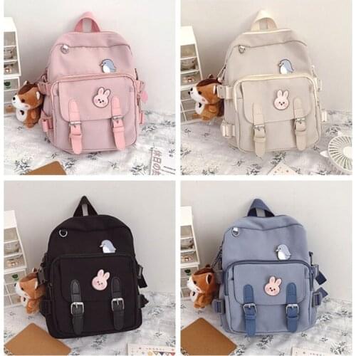 Fashion Backpack Women Kawaii Shoulder Bag for Teenage Girls Multi-Function Small Bagpack Ladies Travle School Daypacks