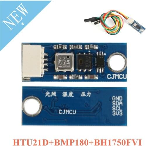 HTU21D+BMP180+BH1750FVI Module Weather Sensor Temperature and Humidity Pressure Illumination Sensor CJMCU Light Sensors