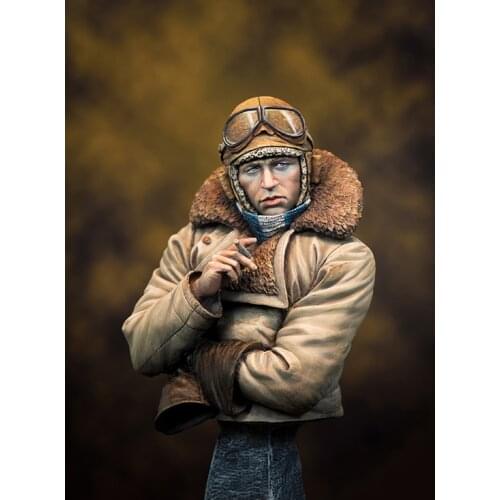 Unpainted Kit 1/10 RFC Pilot in WW1 Civil War bust figure Historical Figure Resin Kit